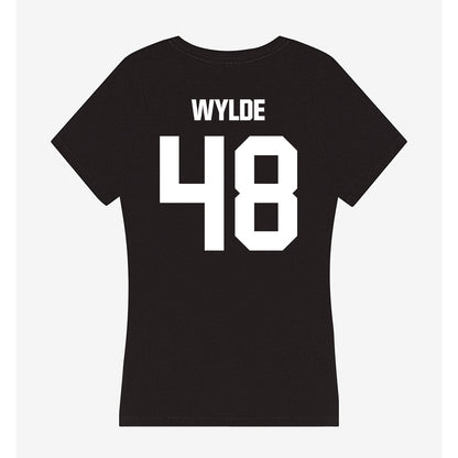 NMSU - NCAA Baseball : Connor Wylde - Women's V-Neck T-Shirt-1