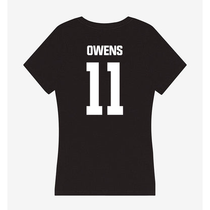 NMSU - NCAA Football : Walter Owens - Women's V-Neck T-Shirt-1