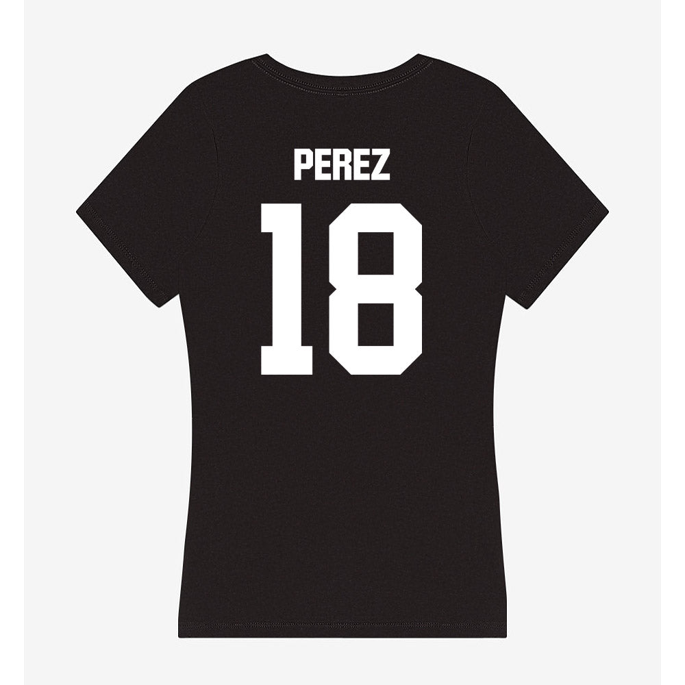 NMSU - NCAA Softball : Destiny Perez - Women's V-Neck T-Shirt-1