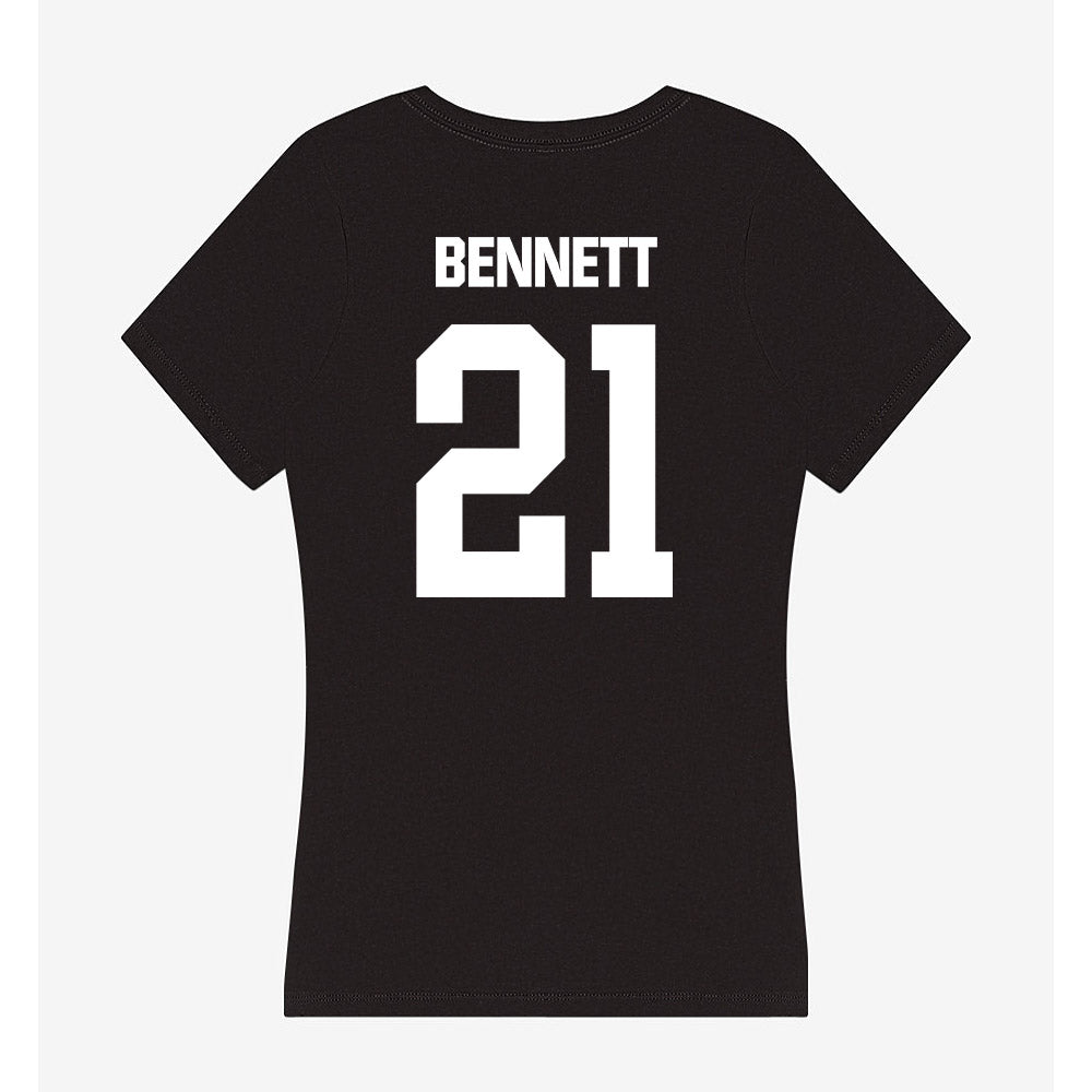 NMSU - NCAA Softball : Taryn Bennett - Women's V-Neck T-Shirt-1