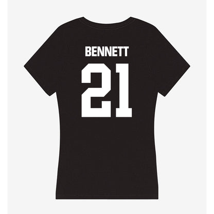 NMSU - NCAA Softball : Taryn Bennett - Women's V-Neck T-Shirt-1