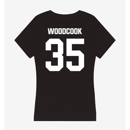 NMSU - NCAA Baseball : Dane Woodcook - Women's V-Neck T-Shirt-1