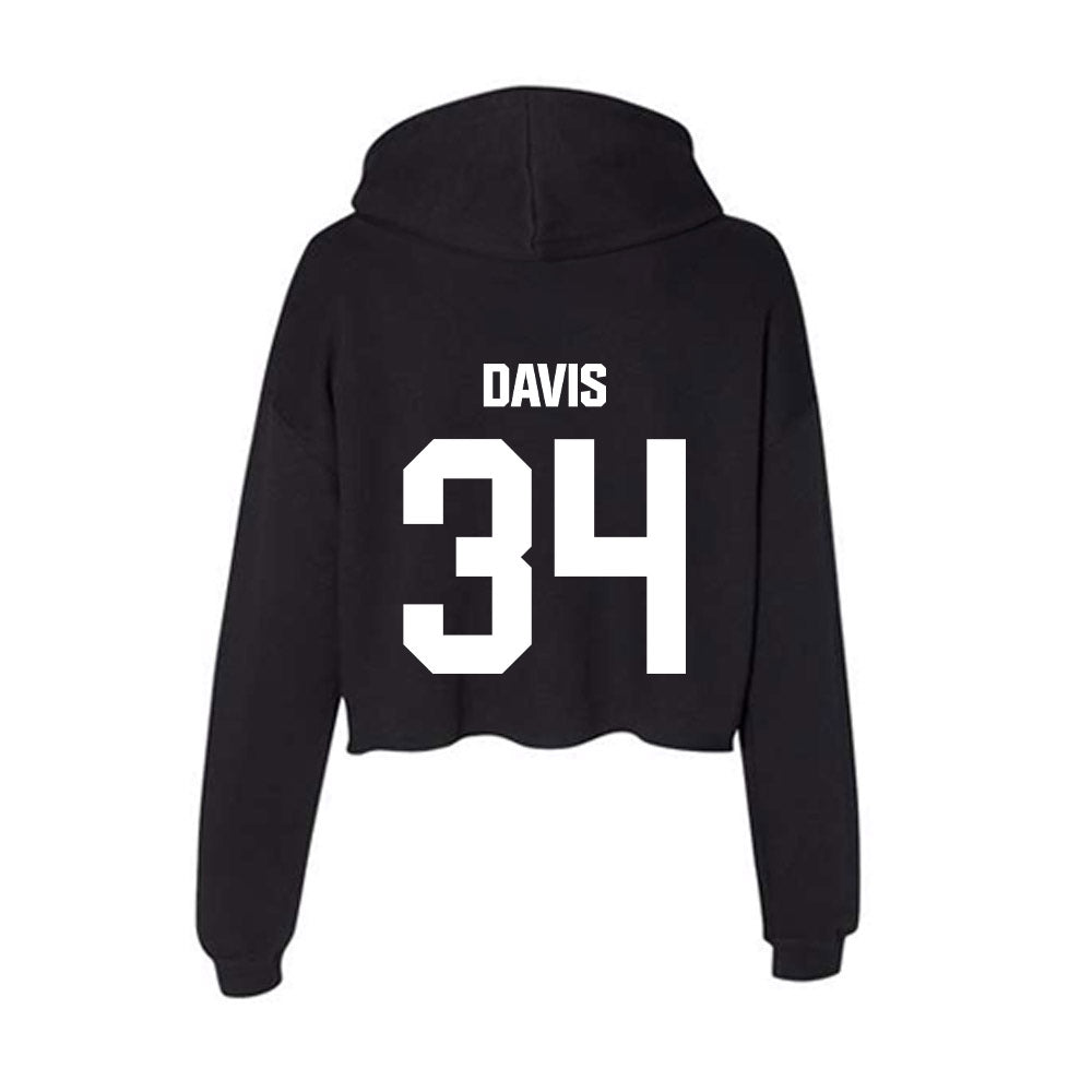 NMSU - NCAA Football : Zaiden Davis - Women's Crop Fleece Hoodie-1