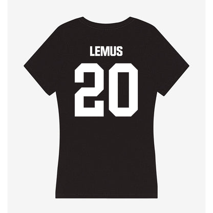 NMSU - NCAA Softball : Kalena Lemus - Women's V-Neck T-Shirt-1