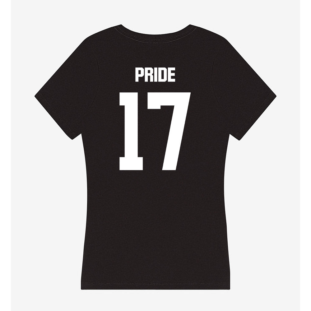 NMSU - NCAA Football : Tj Pride - Women's V-Neck T-Shirt-1