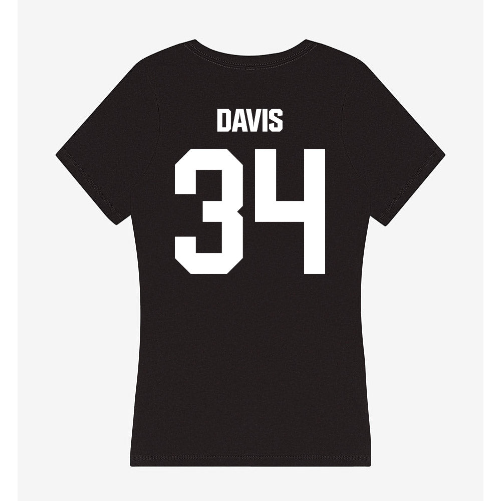 NMSU - NCAA Football : Zaiden Davis - Women's V-Neck T-Shirt-1