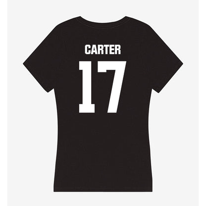 NMSU - NCAA Football : Raylon Carter - Women's V-Neck T-Shirt-1