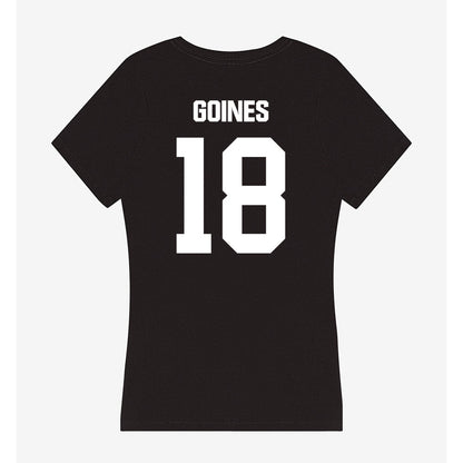 NMSU - NCAA Football : Joshua Goines - Women's V-Neck T-Shirt-1
