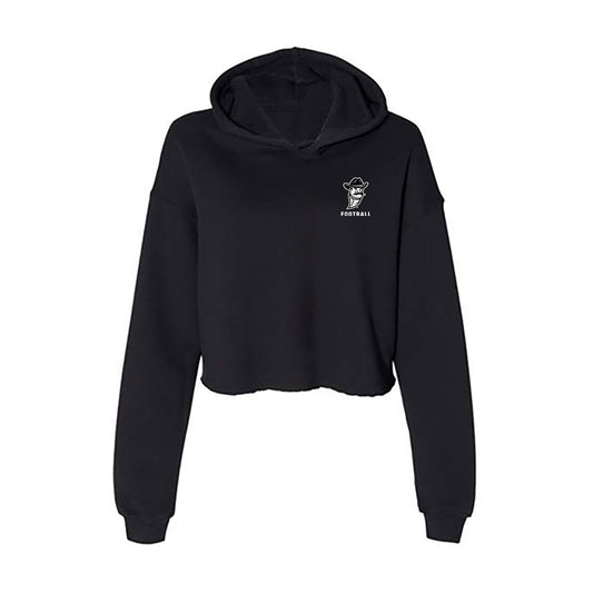 NMSU - NCAA Football : Javon Gillespie - Women's Crop Fleece Hooded Sweatshirt-0