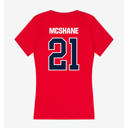 Liberty - NCAA Football : Ashton McShane - Women's V-Neck T-Shirt-1