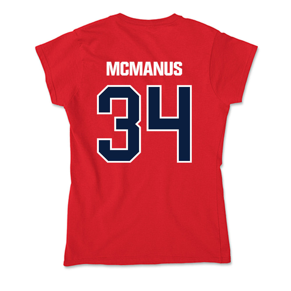 Liberty - NCAA Softball : Haley McManus - Soft Style Women’s T-Shirt-1