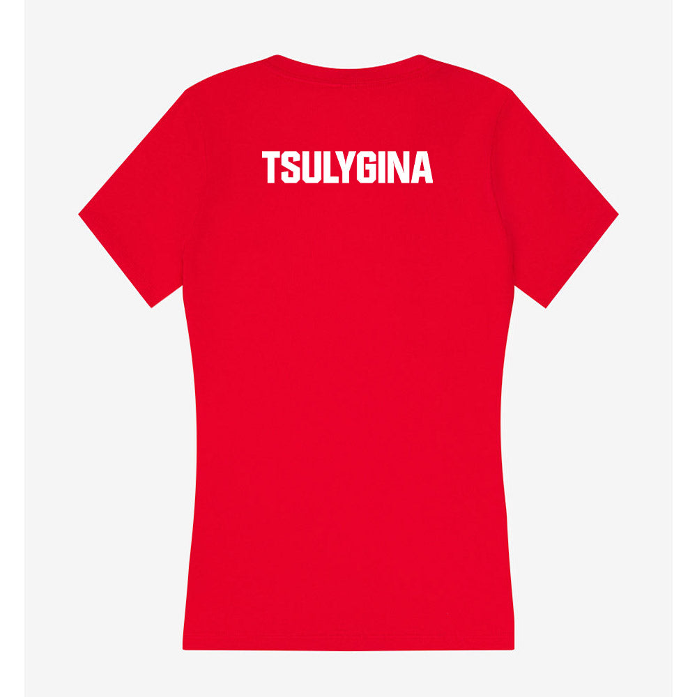 Liberty - NCAA Women's Tennis : Milana Tsulygina - Women's V-Neck T-Shirt-1