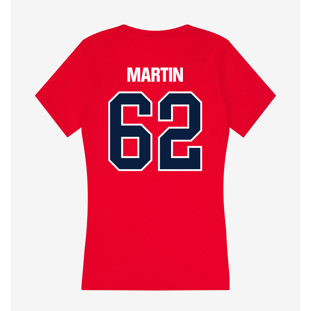 Liberty - NCAA Football : Blake Martin - Women's V-Neck T-Shirt-1