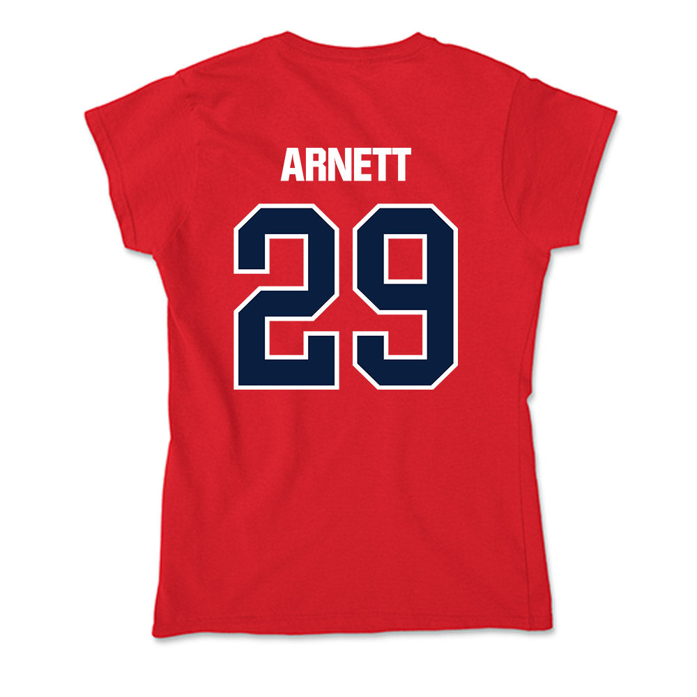 Liberty - NCAA Football : Tony Arnett - Soft Style Women’s T-Shirt-1