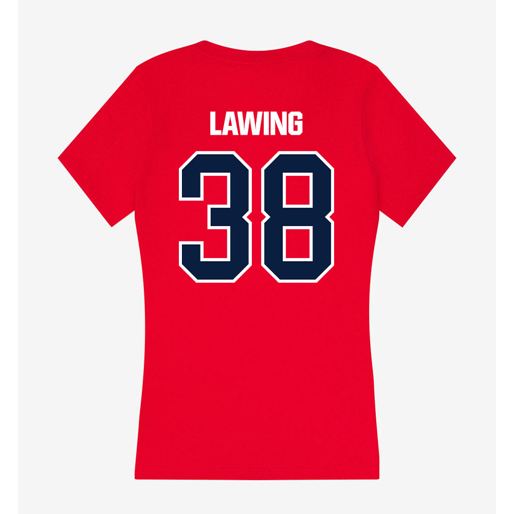 Liberty - NCAA Football : Tre Lawing - Women's V-Neck T-Shirt-1