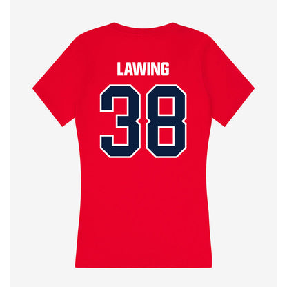 Liberty - NCAA Football : Tre Lawing - Women's V-Neck T-Shirt-1