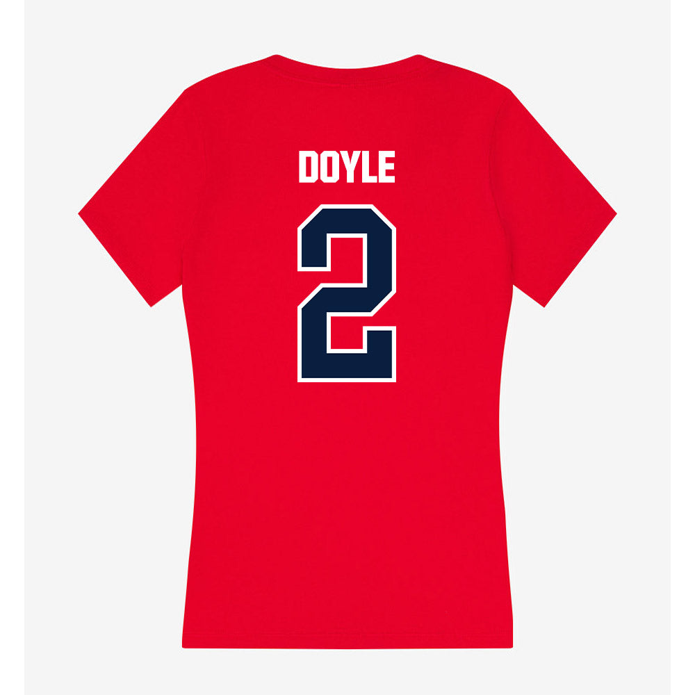 Liberty - NCAA Women's Lacrosse : Blakely Doyle - Women's V-Neck T-Shirt-1