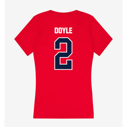 Liberty - NCAA Women's Lacrosse : Blakely Doyle - Women's V-Neck T-Shirt-1