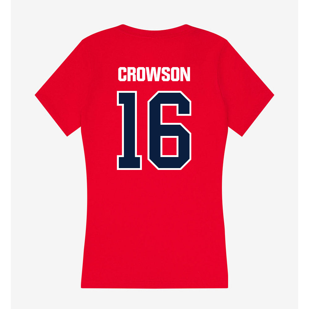 Liberty - NCAA Women's Volleyball : Charli Crowson - Women's V-Neck T-Shirt-1
