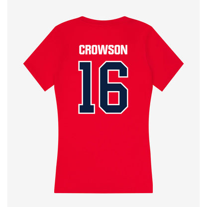 Liberty - NCAA Women's Volleyball : Charli Crowson - Women's V-Neck T-Shirt-1