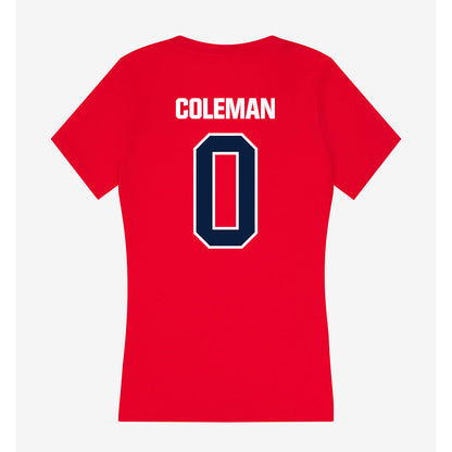 Liberty - NCAA Football : Jaylon Coleman - Women's V-Neck T-Shirt-1