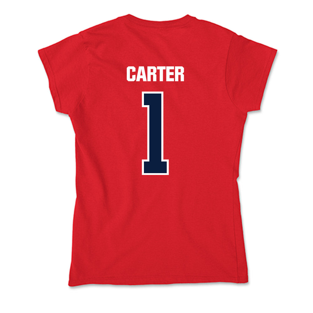 Liberty - NCAA Men's Basketball : Zander Carter - Soft Style Women’s T-Shirt-1