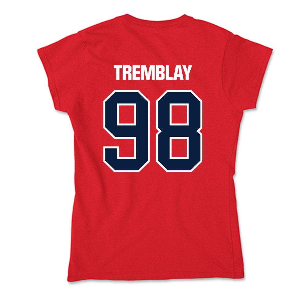 Liberty - NCAA Football : Austin Tremblay - Soft Style Women’s T-Shirt-1
