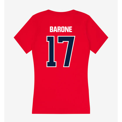 Liberty - NCAA Baseball : Nick Barone - Women's V-Neck T-Shirt-1