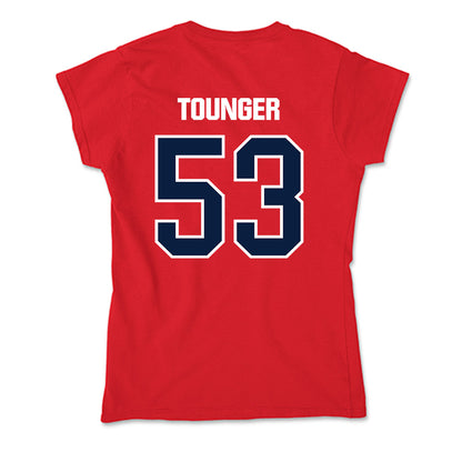 Liberty - NCAA Football : Nikodemus Tounger - Soft Style Women’s T-Shirt-1