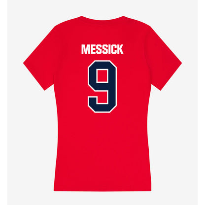 Liberty - NCAA Women's Lacrosse : Hattie Messick - Women's V-Neck T-Shirt-1