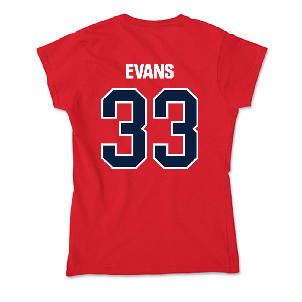 Liberty - NCAA Baseball : Jackson Evans - Soft Style Women’s T-Shirt-1