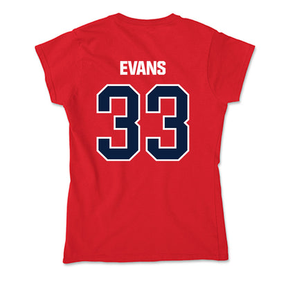 Liberty - NCAA Baseball : Jackson Evans - Soft Style Women’s T-Shirt-1