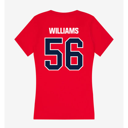 Liberty - NCAA Football : Christian Williams - Women's V-Neck T-Shirt-1