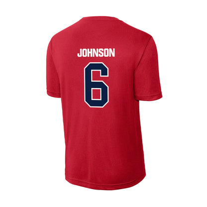 Liberty - NCAA Women's Lacrosse : Ashlee Johnson - Activewear T-Shirt-1