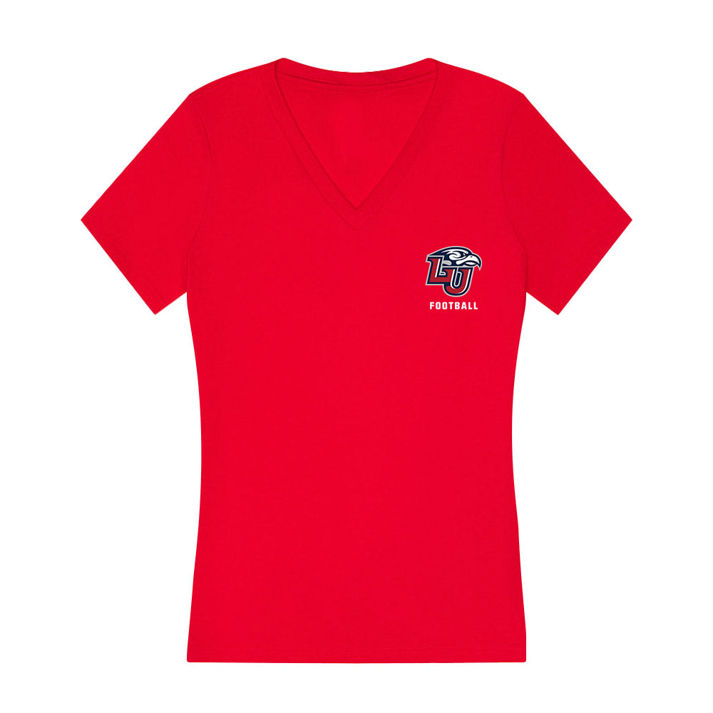 Liberty - NCAA Football : Clay Shepler - Women's V-Neck T-Shirt-0