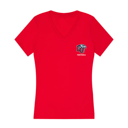 Liberty - NCAA Football : Jeremiah Vessel - Women's V-Neck T-Shirt-0