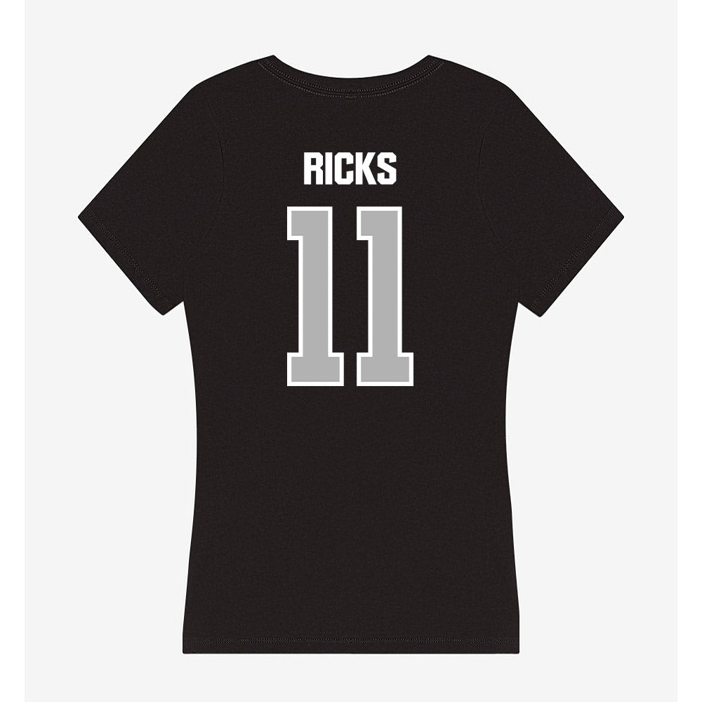 Troy - NCAA Softball : Kyye Ricks - Women's V-Neck T-Shirt-1