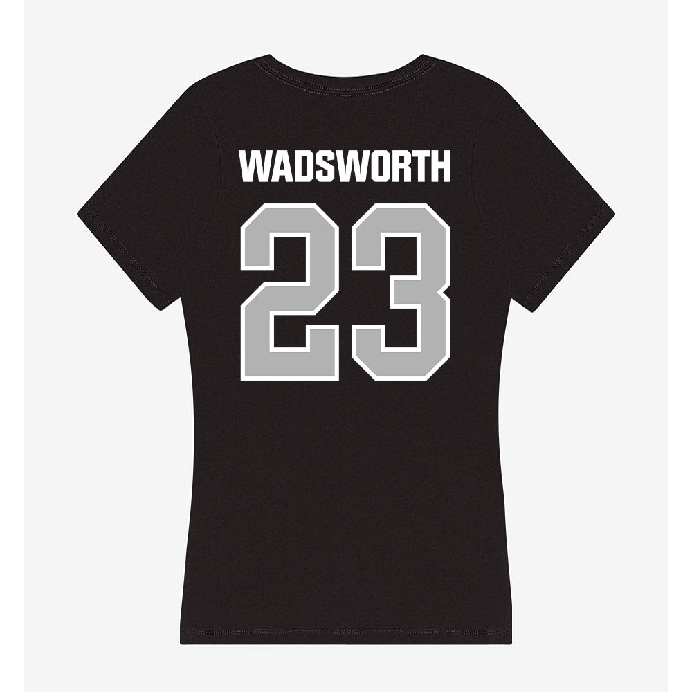 Troy - NCAA Men's Basketball : Tucker Wadsworth - Women's V-Neck T-Shirt-1