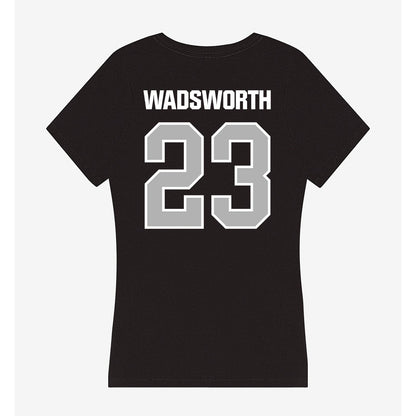 Troy - NCAA Men's Basketball : Tucker Wadsworth - Women's V-Neck T-Shirt-1