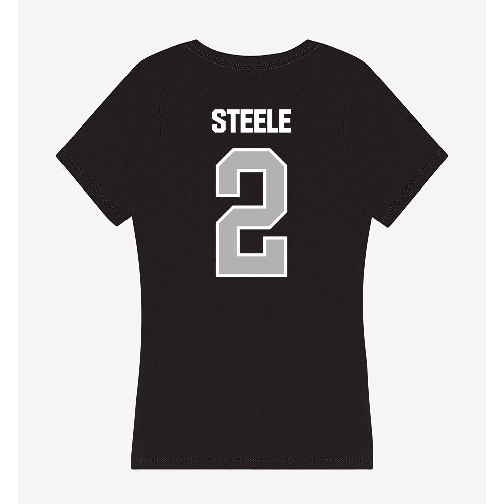 Troy - NCAA Football : Bryce Steele - Women's V-Neck T-Shirt-1