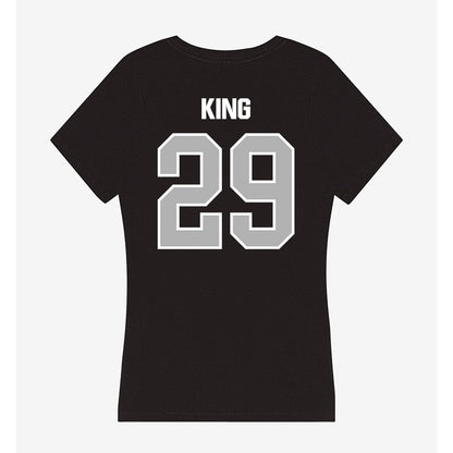 Troy - NCAA Baseball : Dylan King - Women's V-Neck T-Shirt-1