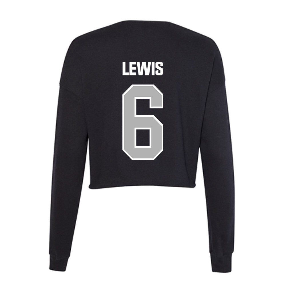Troy - NCAA Football : Chris Lewis - Women's Cropped Crew Fleece-1