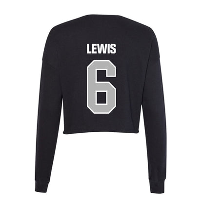 Troy - NCAA Football : Chris Lewis - Women's Cropped Crew Fleece-1