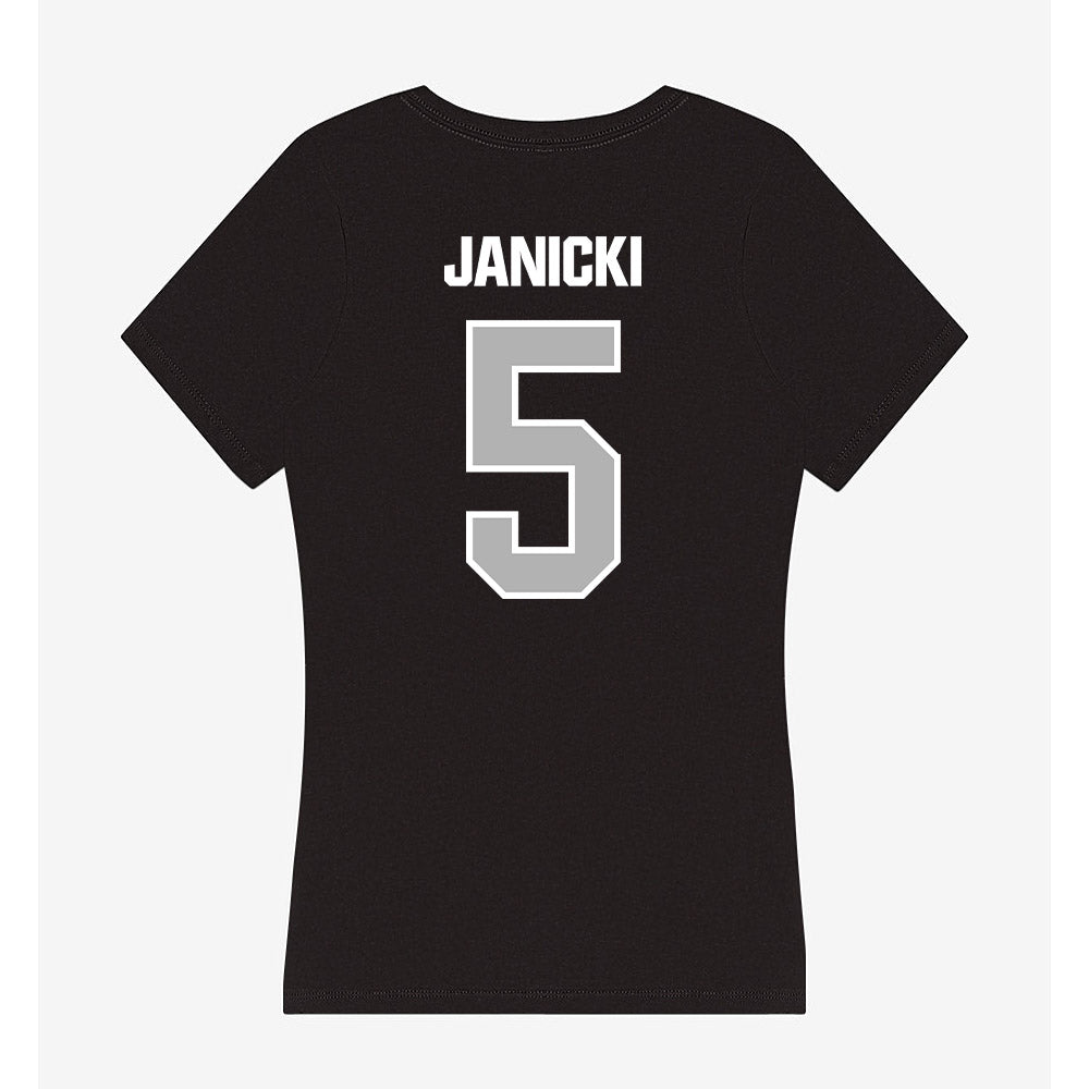 Troy - NCAA Baseball : James Janicki - Women's V-Neck T-Shirt-1