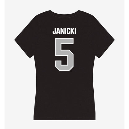 Troy - NCAA Baseball : James Janicki - Women's V-Neck T-Shirt-1