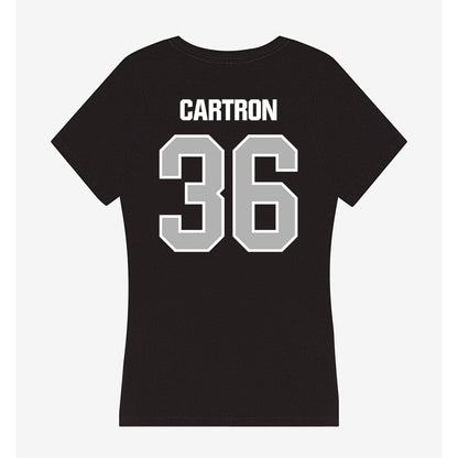 Troy - NCAA Baseball : Chase Cartron - Women's V-Neck T-Shirt-1