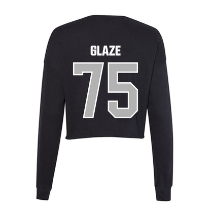 Troy - NCAA Football : Parks Glaze - Women's Cropped Crew Fleece-1