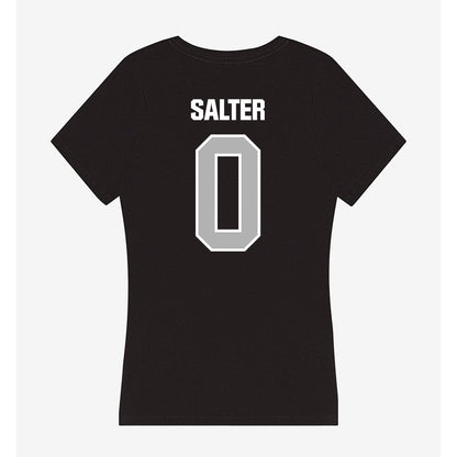 Troy - NCAA Women's Basketball : Detavia Salter - Women's V-Neck T-Shirt-1