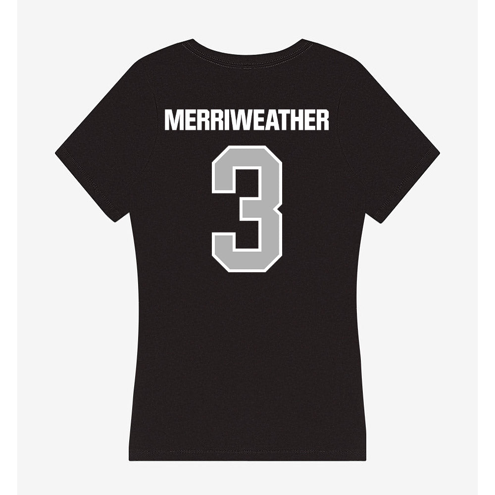 Troy - NCAA Football : Jaheim Merriweather - Women's V-Neck T-Shirt-1