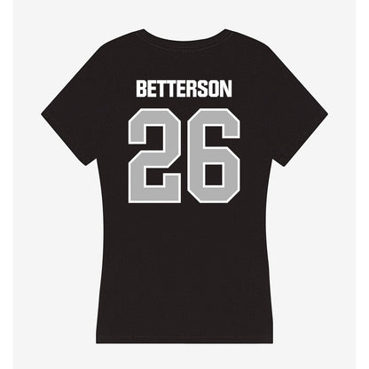 Troy - NCAA Football : Dewhitt Betterson - Women's V-Neck T-Shirt-1